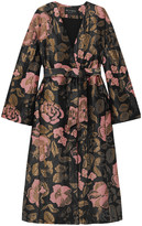 Thumbnail for your product : Etro Belted Metallic Jacquard Coat