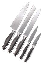 Thumbnail for your product : Russell Hobbs Galaxy 5-Piece Knife Block Set - Black/Stainless Steel