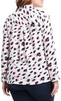 Thumbnail for your product : NIC+ZOE, Plus Size Abstract Leopard Blouse