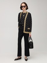 Thumbnail for your product : Gucci Gg Supreme Lurex & Cotton Knit Cardigan