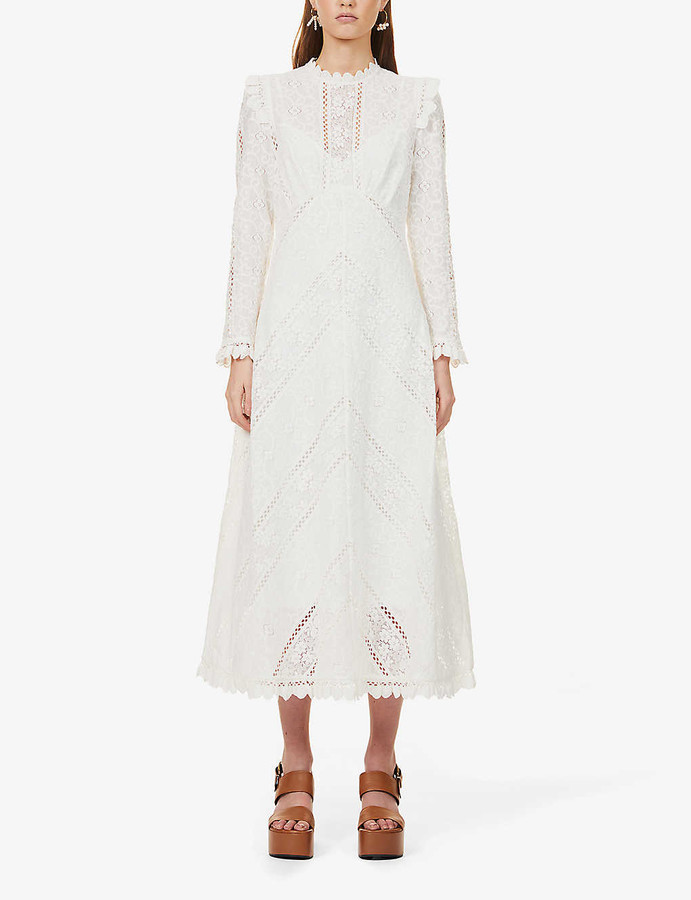 zimmermann bayou tiered swirl long dress
