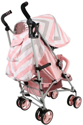 my babiie mb02 pink chevron stroller