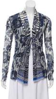 Thumbnail for your product : Jean Paul Gaultier Soleil Printed Shawl Collar Cardigan