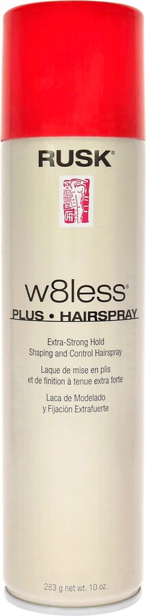 Rusk W8less Plus Extra Strong Hold Shaping and Control Hairspray by for Unisex - 10 oz Hair Spray