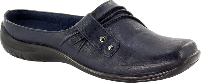 Easy Street Shoes Holly Women's Shoes Navy : 6.5 N (AA), Synthetic