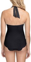 Thumbnail for your product : Gottex Swim Textured Halter Tankini Top