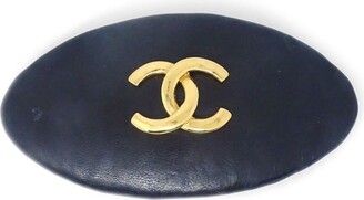 Chanel Pre-owned 1990-2000 CC Bow Hair Clip - Black