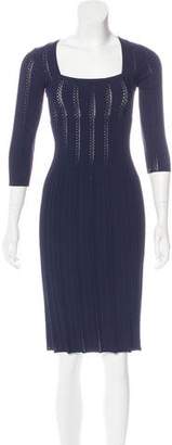 Alaia Knee-Length Knit Dress