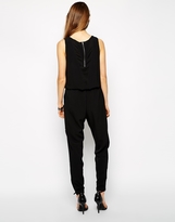 Thumbnail for your product : Y.A.S Sleeveless Jumpsuit with Mesh Front Panel