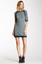 Thumbnail for your product : Romeo & Juliet Couture Striped Elbow Sleeve Raglan Sweater Dress
