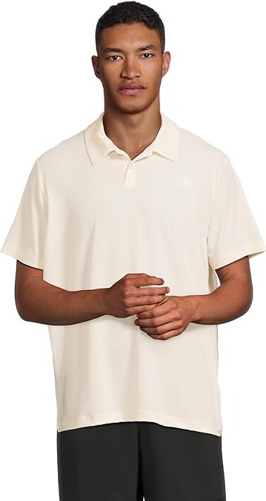The North Face Adventure Polo Men's Clothing White Dune : LG, Elastane/Polyester