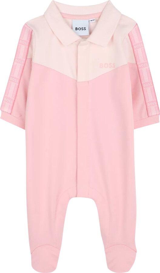 HUGO BOSS Baby Two-Tone Logo Sleepsuit ShopStyle Boys' Pyjamas