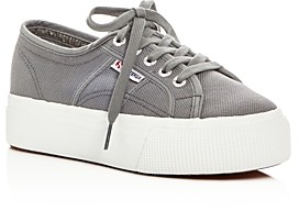 superga lace up platform sneakers