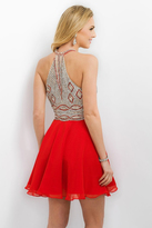 Thumbnail for your product : Blush by Alexia Designs Blush - Crystal Embellished Halter Style A-Line Short Dress 11186