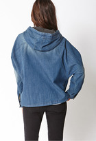 Thumbnail for your product : LOVE21 LOVE 21 Life In ProgressTM Faded Denim Parka