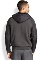 Thumbnail for your product : Vince Mixed Media Hoodie