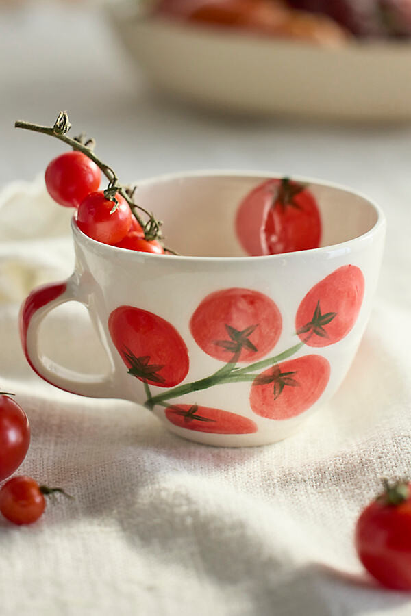 Garden Tomato Stoneware Mug