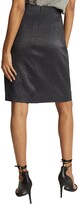Thumbnail for your product : Reiss Eliza Metallic Ruched Skirt
