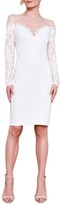 Thumbnail for your product : Tadashi Shoji Sequin-Embroidered Long-Sleeve Illusion Dress