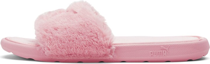 Puma Women's Pink Slide Sandals | ShopStyle