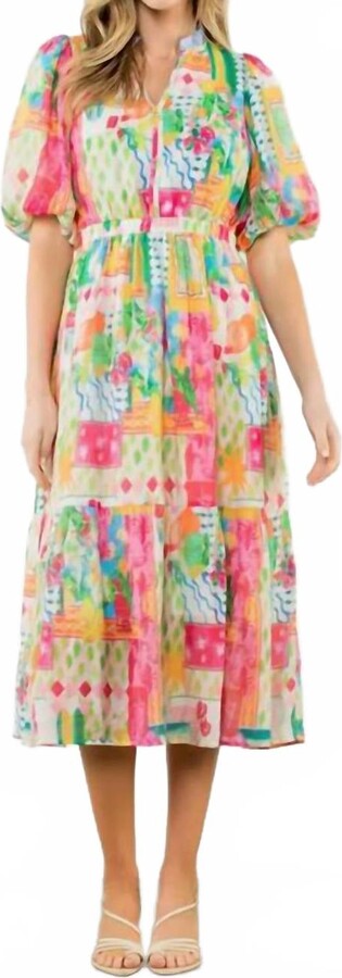 THML Sun Dance Dress In Multi
