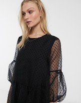Thumbnail for your product : InWear Katerina dobby mesh ruffle dress