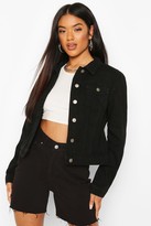Thumbnail for your product : boohoo Crop Denim Jacket