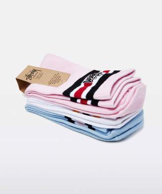 Stussy Gemma Stripe 3Pk Socks- Multi