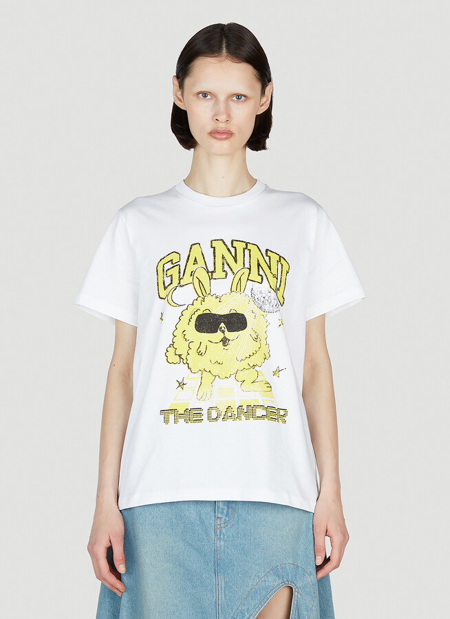Ganni Bunny T-Shirt - White