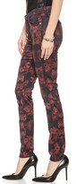 Thumbnail for your product : 7 For All Mankind Rose Print Jeans