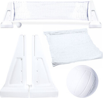 Swimline Inground Swimmng Pool Volleyball Net and Ball Game Set
