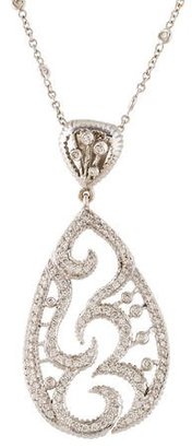 Doris Panos 18K Diamond Teardrop Pendant Necklace