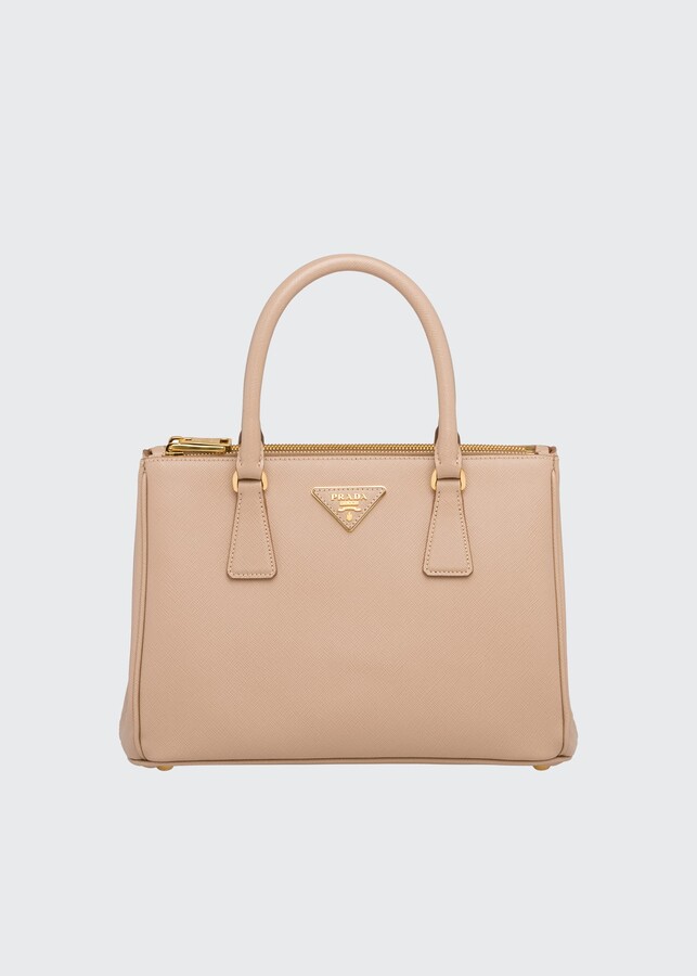 prada double zip tote