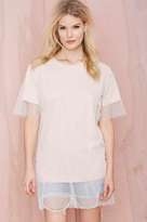 Thumbnail for your product : Nasty Gal Lilianna Mesh Tee