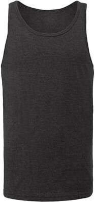 BELLA+CANVAS Dark Gray Heather Adult Unisex Jersey Tank