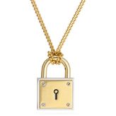 Thumbnail for your product : Coach Padlock Long Necklace