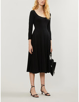 Thumbnail for your product : Reformation Lou scoop-neck stretch-jersey midi dress