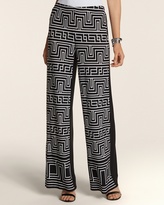 Thumbnail for your product : Chico's Knit Kit Greek Key Palazzo Pants