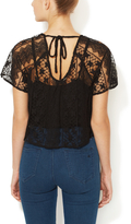 Thumbnail for your product : Tucker Silk Tie-Back Cropped Blouse