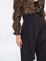 Thumbnail for your product : Ganni High-Waisted Belted Trousers