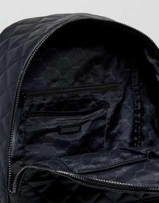 Aldo Quilted Backpack in Black