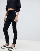 Thumbnail for your product : ASOS Design Cigarette Trousers With Side Piping