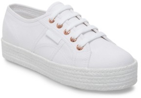 black platform espadrille sneakers