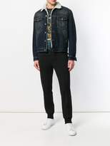 Thumbnail for your product : Just Cavalli shearling graphic jacket