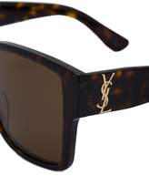 Thumbnail for your product : Saint Laurent Eyewear brown tortoiseshell effect sunglasses