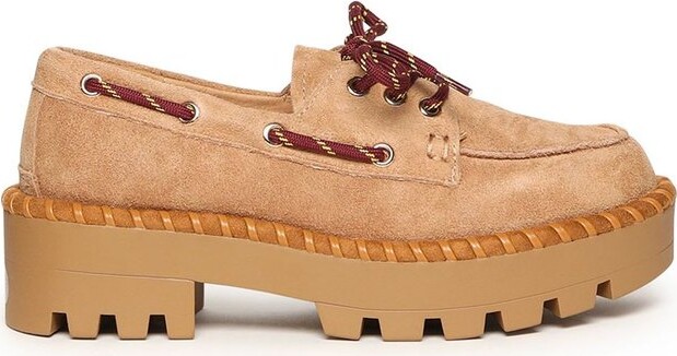 Colors of California Chunky Lace-Up Shoes