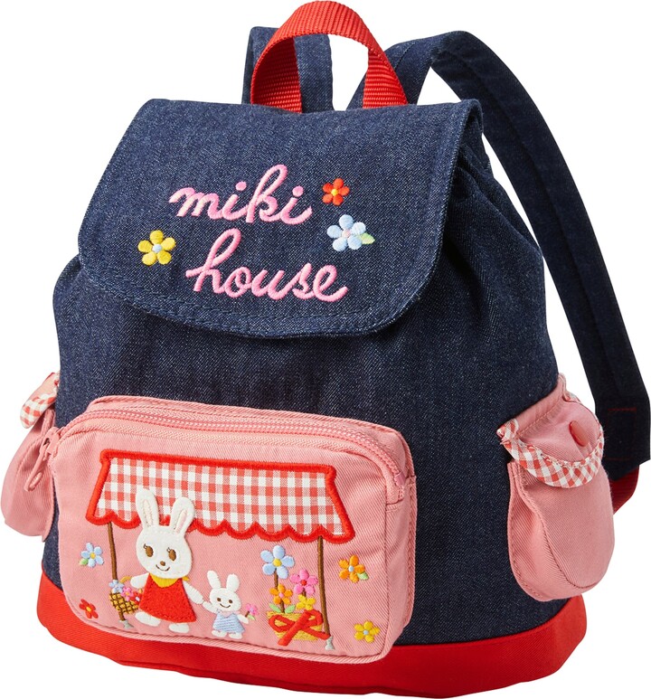 Mikihouse Miki House Embroidered Backpack