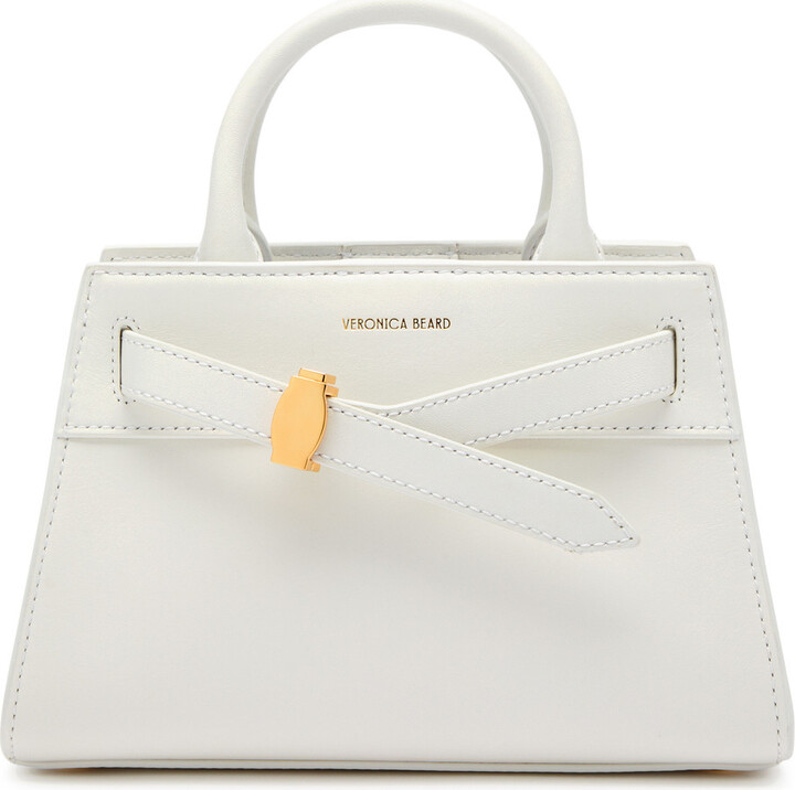 Veronica Beard Dash Mini Leather top Handle bag