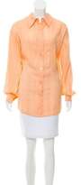 Thumbnail for your product : Diane von Furstenberg Silk Button-Up Top