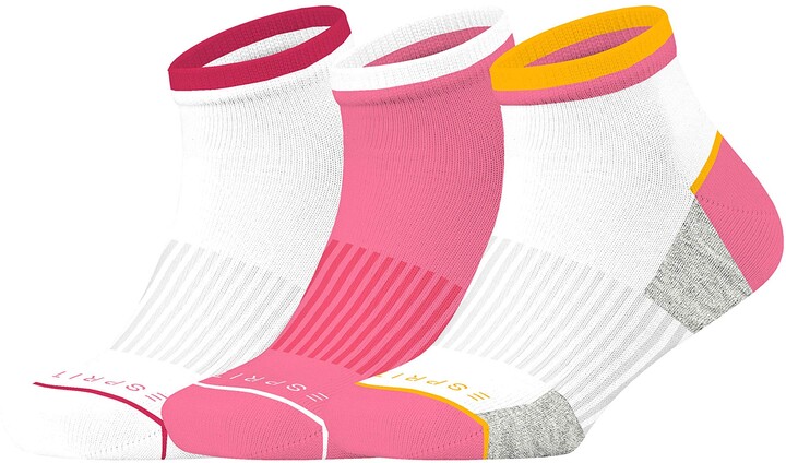 ESPRIT Girls Sporty Rib Ankle Socks Pack of 3